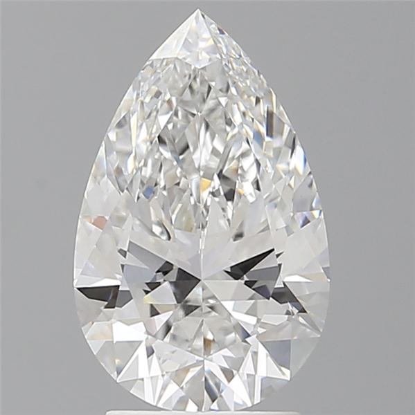 2.60 ct. pear Lab Grown Diamond front image