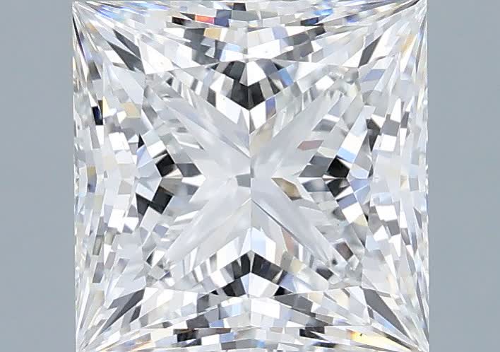 2.55 ct. princess Lab Grown Diamond front image