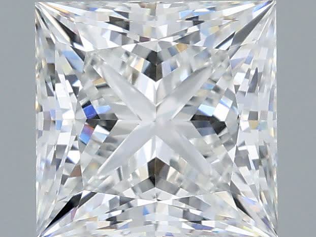 2.09 ct. princess Lab Grown Diamond front image