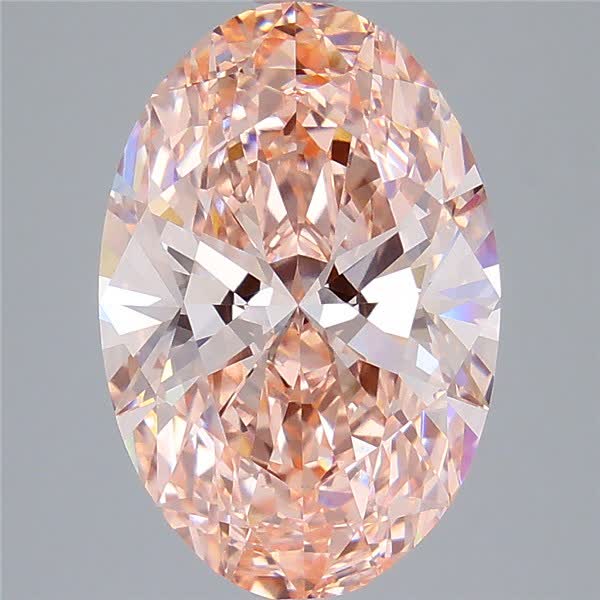 5.07 ct. oval Lab Grown Diamond front image