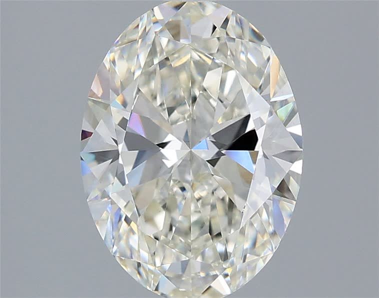 2.06 ct. oval Lab Grown Diamond front image