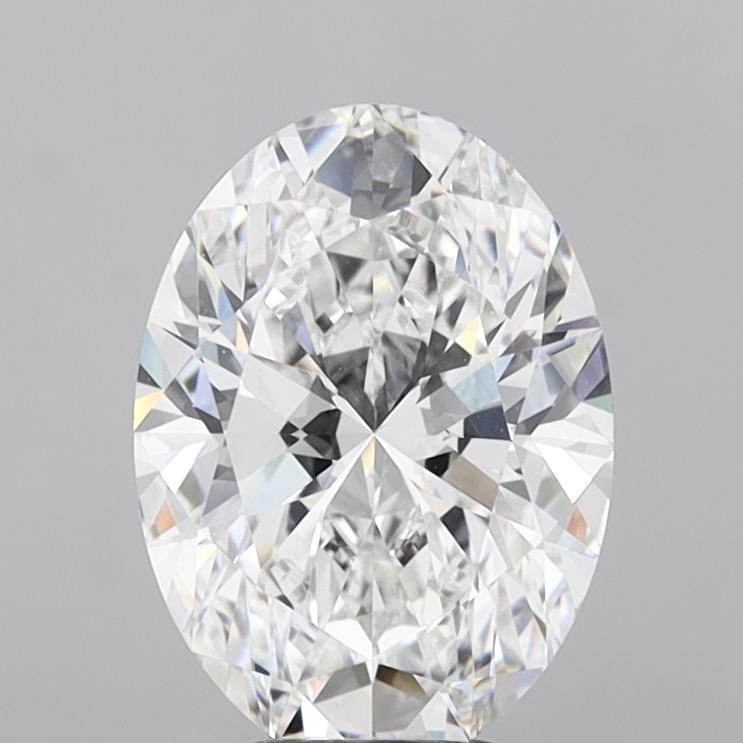 5.54 ct. oval Lab Grown Diamond front image
