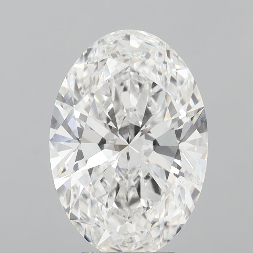 5.58 ct. oval Lab Grown Diamond front image