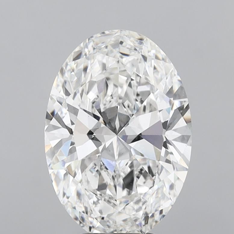 5.52 ct. oval Lab Grown Diamond front image