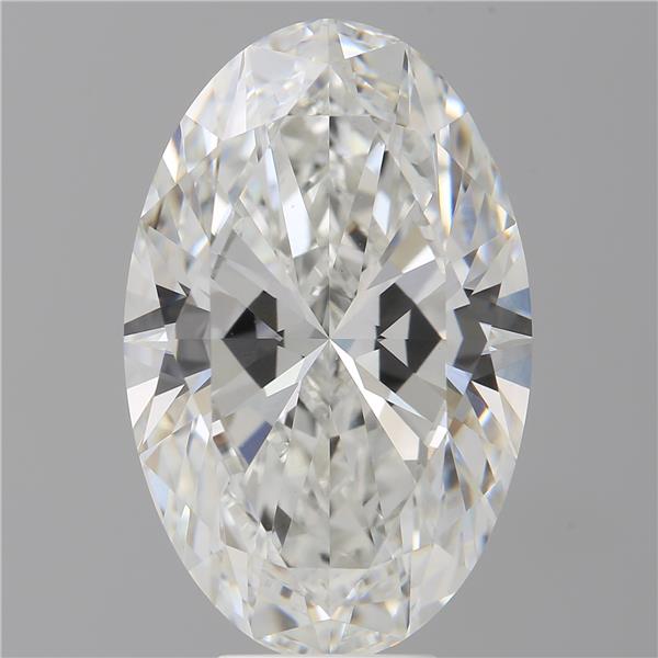 8.08 ct. oval Lab Grown Diamond front image