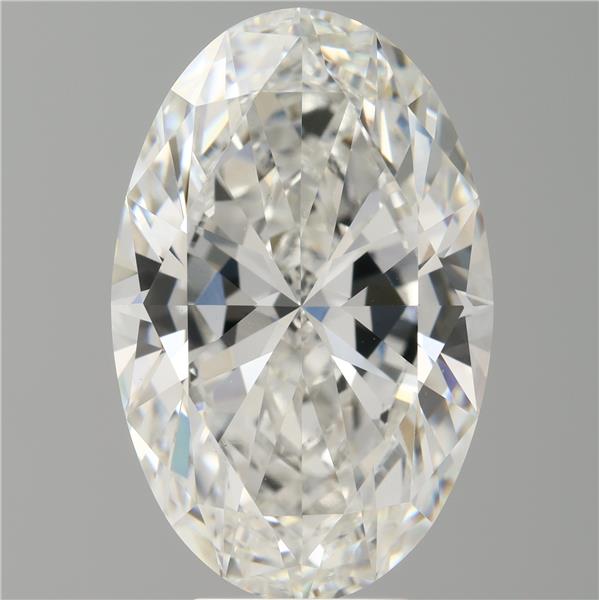 7.02 ct. oval Lab Grown Diamond front image