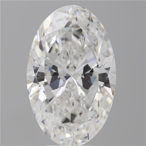 7.03 ct. oval Lab Grown Diamond front image