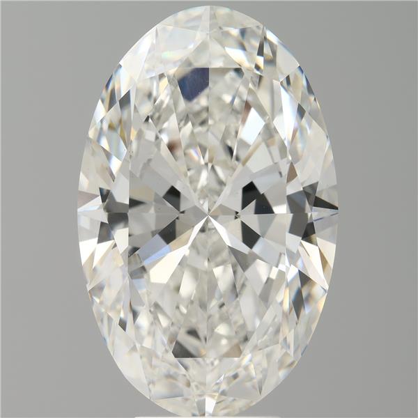 7.09 ct. oval Lab Grown Diamond front image