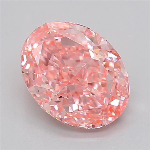 2.07 ct. oval Lab Grown Diamond front image
