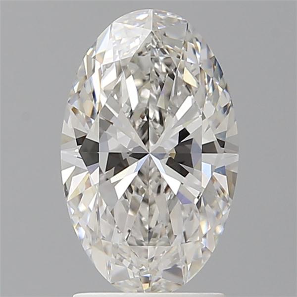 2.10 ct. oval Lab Grown Diamond front image