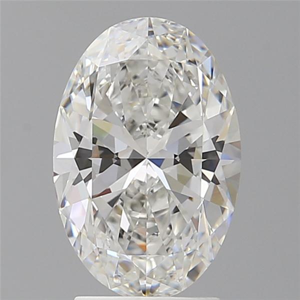 2.60 ct. oval Lab Grown Diamond front image