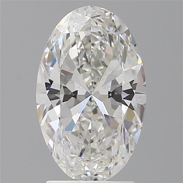 2.56 ct. oval Lab Grown Diamond front image