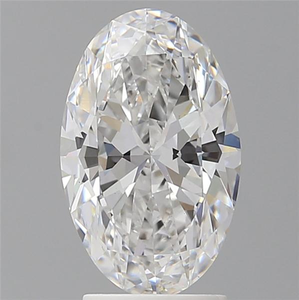 2.57 ct. oval Lab Grown Diamond front image