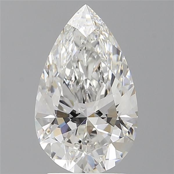 2.60 ct. pear Lab Grown Diamond front image