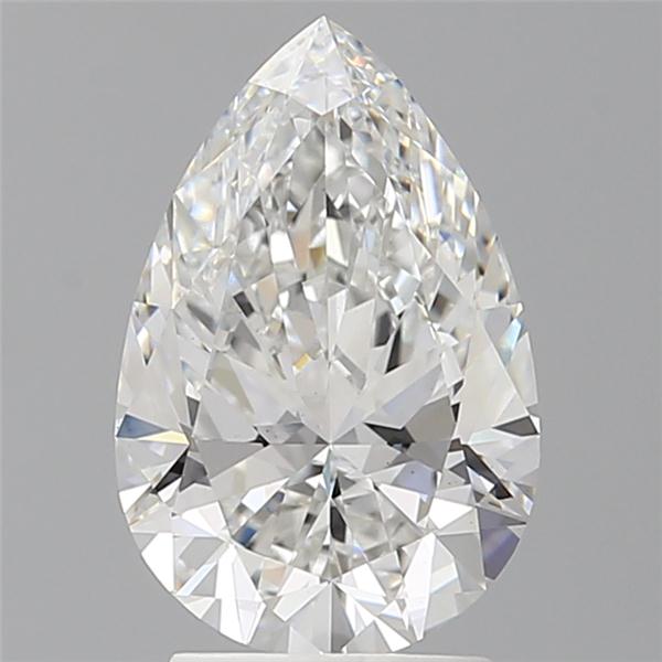 2.60 ct. pear Lab Grown Diamond front image