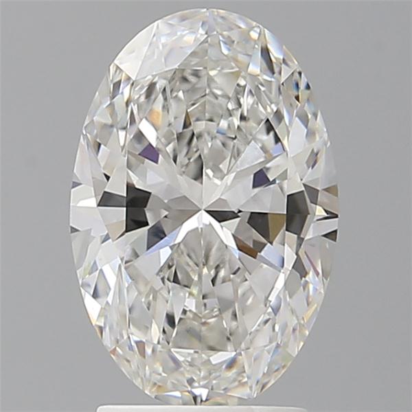 2.52 ct. oval Lab Grown Diamond front image