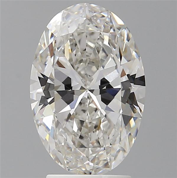 3.02 ct. oval Lab Grown Diamond front image