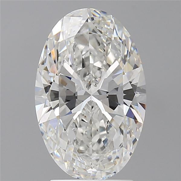 3.02 ct. oval Lab Grown Diamond front image