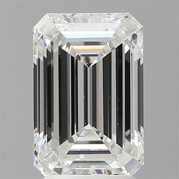 3.04 ct. emerald Lab Grown Diamond front image