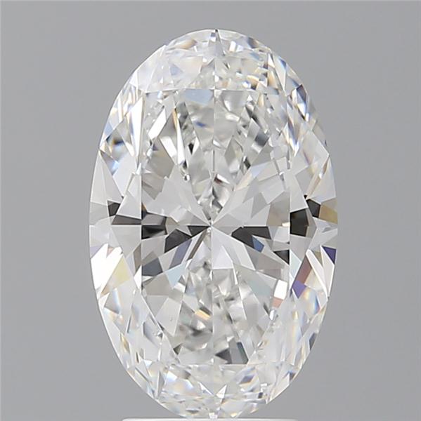 3.50 ct. oval Lab Grown Diamond front image