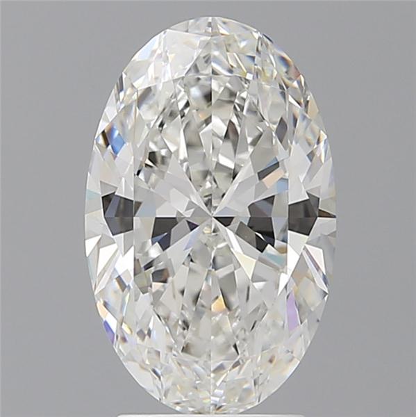 3.02 ct. oval Lab Grown Diamond front image