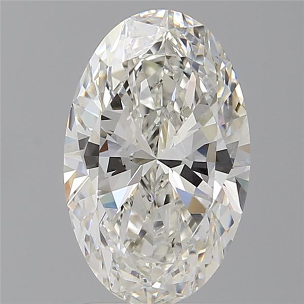 3.08 ct. oval Lab Grown Diamond front image