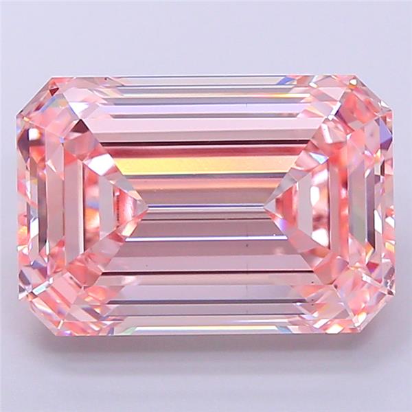 7.07 ct. emerald Lab Grown Diamond front image