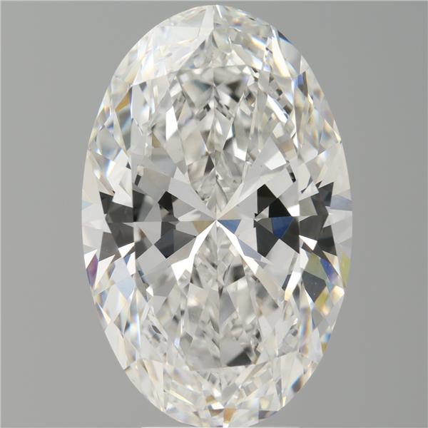 6.10 ct. oval Lab Grown Diamond front image