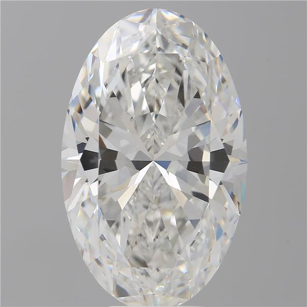 7.05 ct. oval Lab Grown Diamond front image