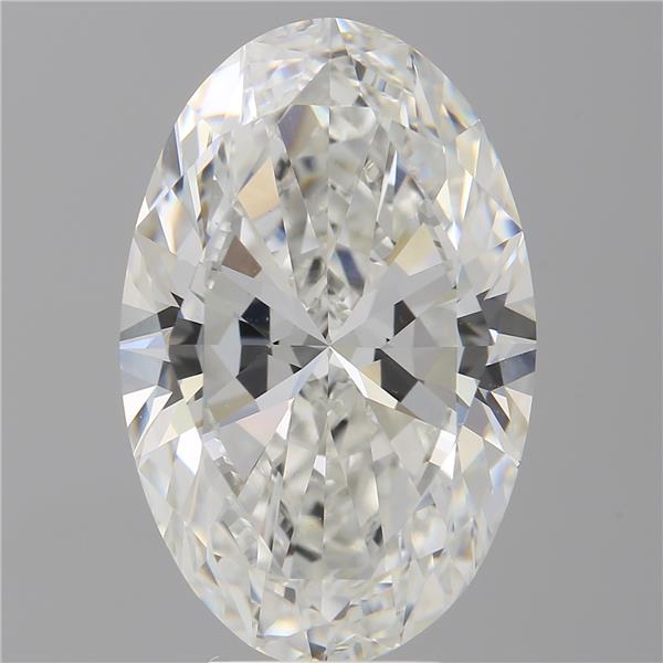 7.05 ct. oval Lab Grown Diamond front image
