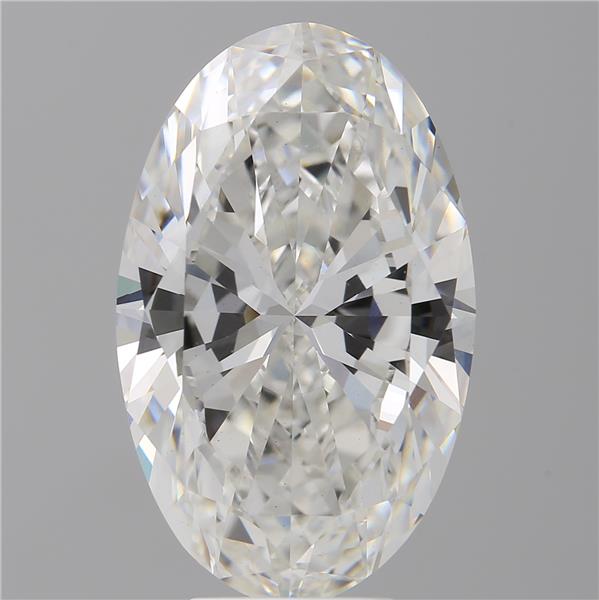 7.08 ct. oval Lab Grown Diamond front image