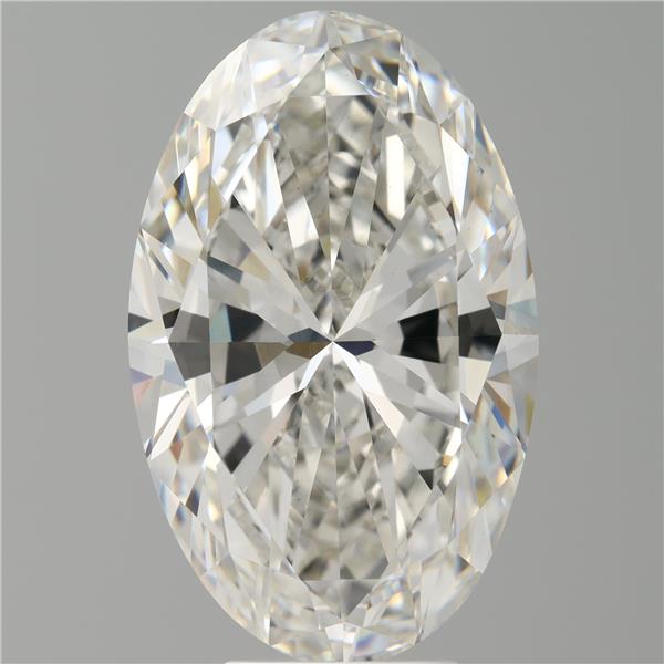 7.09 ct. oval Lab Grown Diamond front image