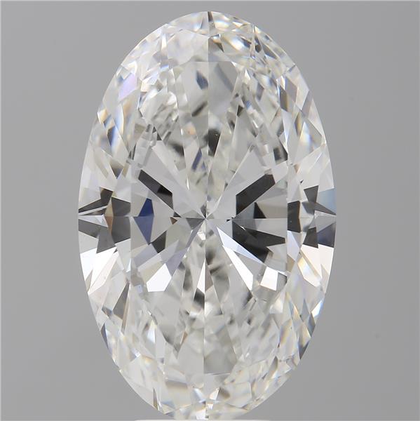 8.01 ct. oval Lab Grown Diamond front image