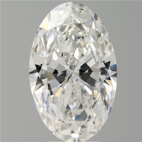6.09 ct. oval Lab Grown Diamond front image