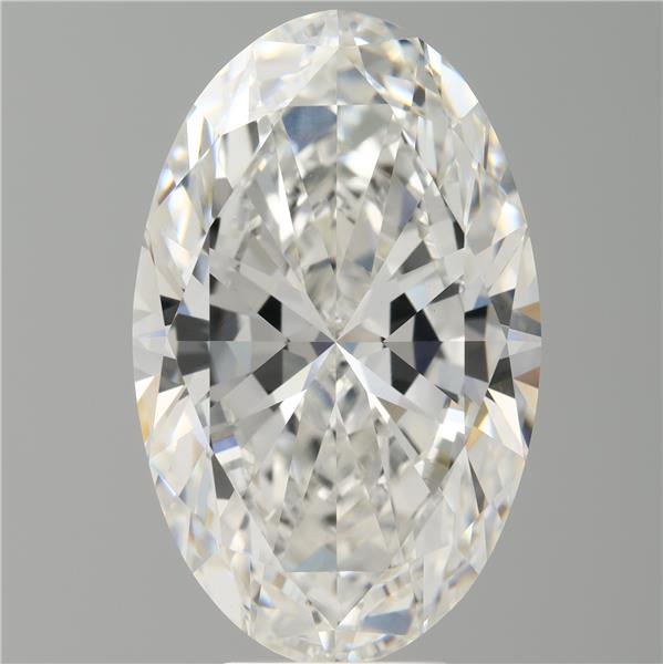 8.10 ct. oval Lab Grown Diamond front image