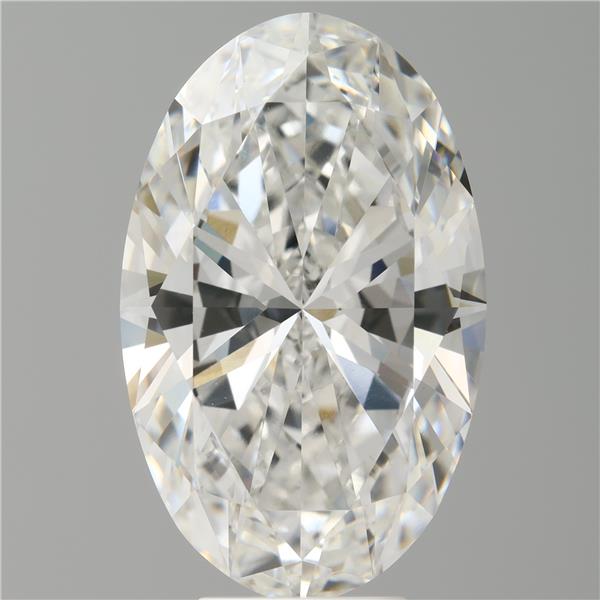 7.09 ct. oval Lab Grown Diamond front image