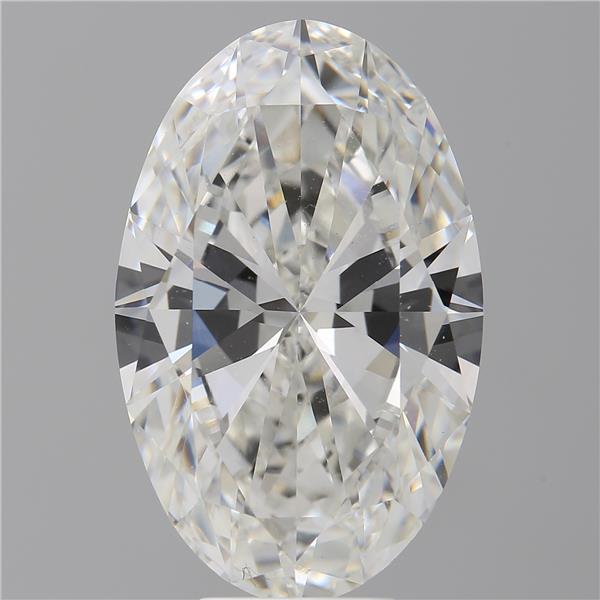 8.03 ct. oval Lab Grown Diamond front image