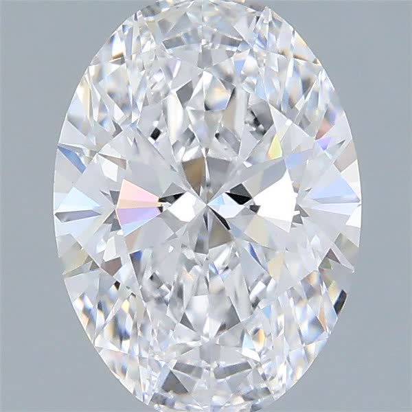 2.06 ct. oval Lab Grown Diamond front image
