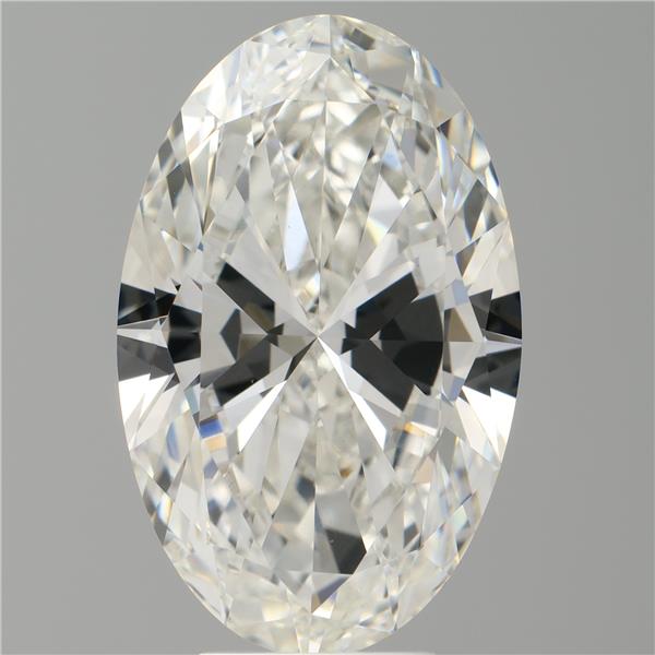 6.50 ct. oval Lab Grown Diamond front image