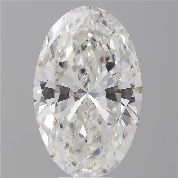 7.07 ct. oval Lab Grown Diamond front image