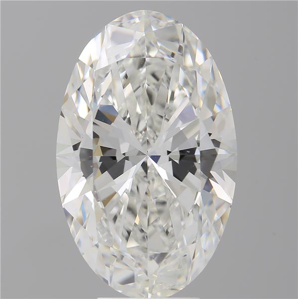 7.07 ct. oval Lab Grown Diamond front image