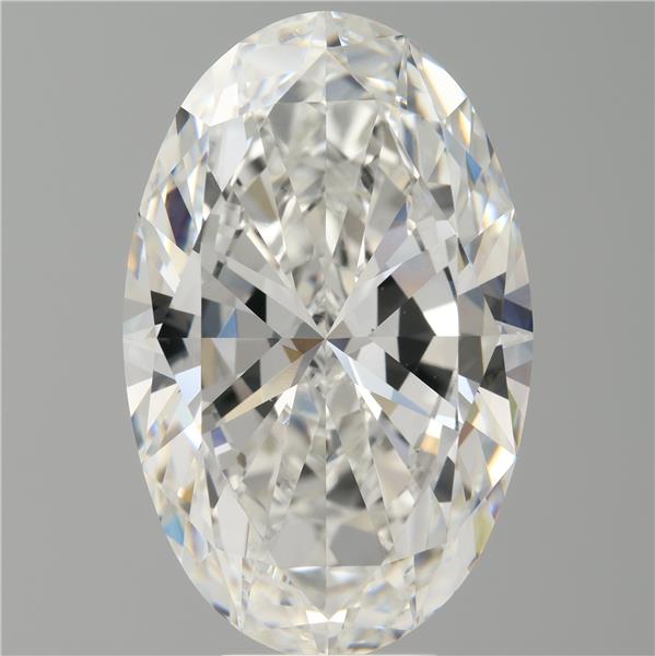 8.07 ct. oval Lab Grown Diamond front image