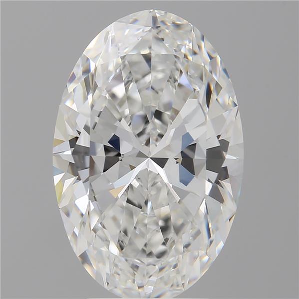 4.10 ct. oval Lab Grown Diamond front image