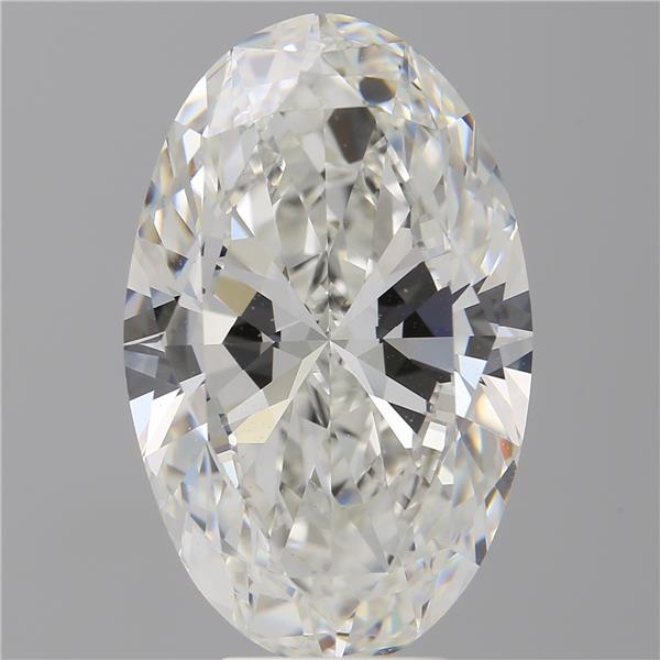 7.03 ct. oval Lab Grown Diamond front image