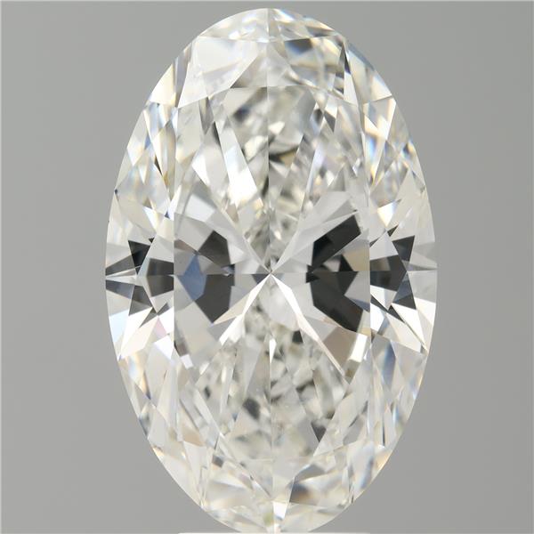 6.09 ct. oval Lab Grown Diamond front image