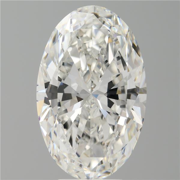 6.54 ct. oval Lab Grown Diamond front image