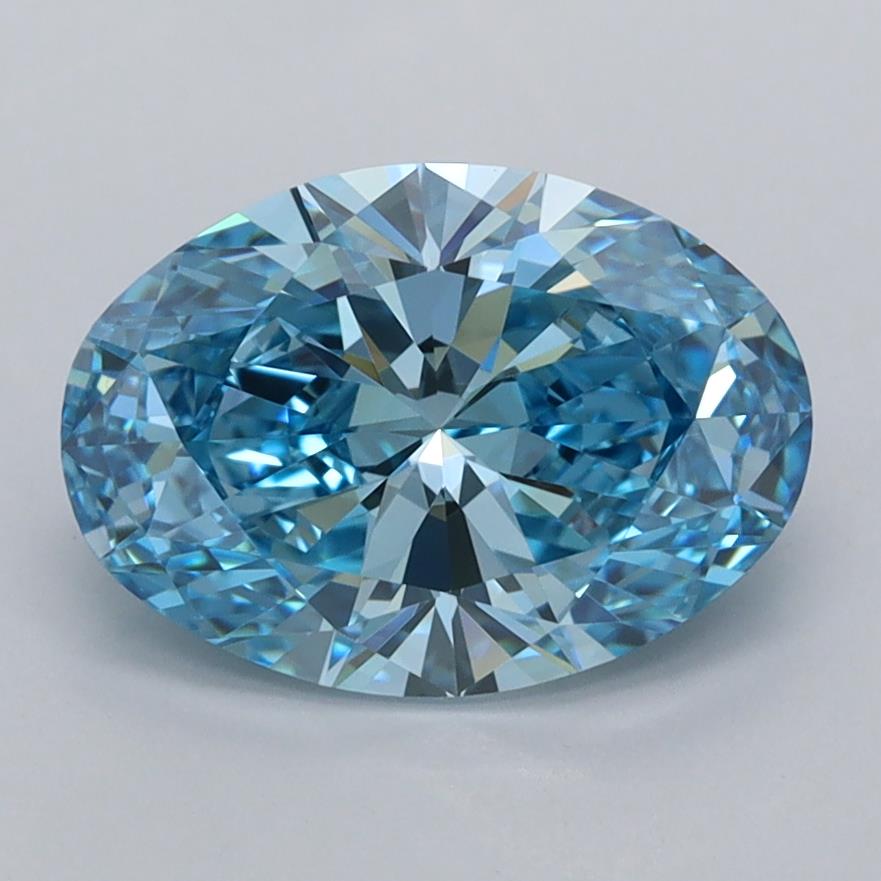 2.02 ct. oval Lab Grown Diamond front image