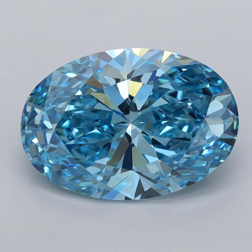2.01 ct. oval Lab Grown Diamond front image