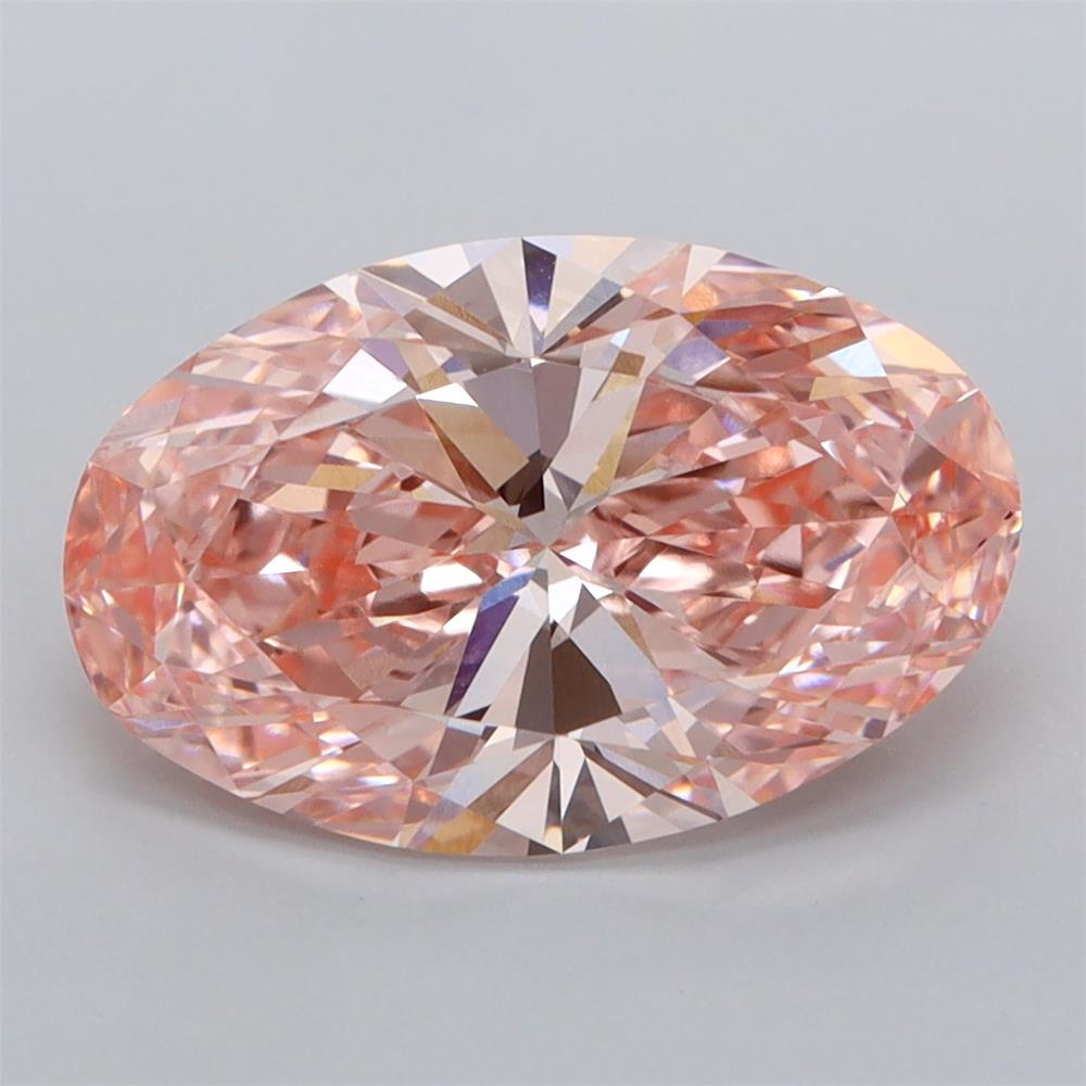 3.02 ct. oval Lab Grown Diamond front image