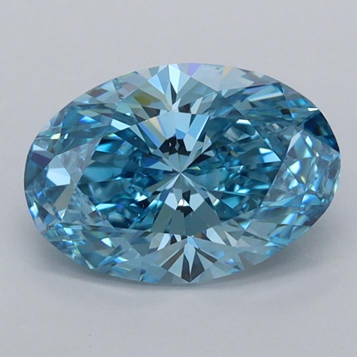 1.23 ct. oval Lab Grown Diamond front image